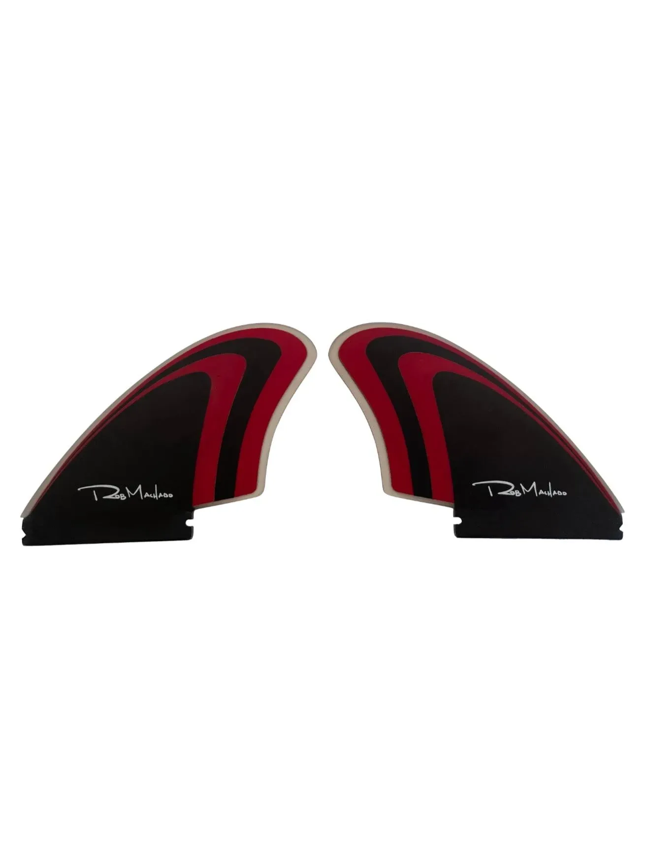 Firewire Machado Too Fish FCS II Twin Surfboard Fins - Black/Red