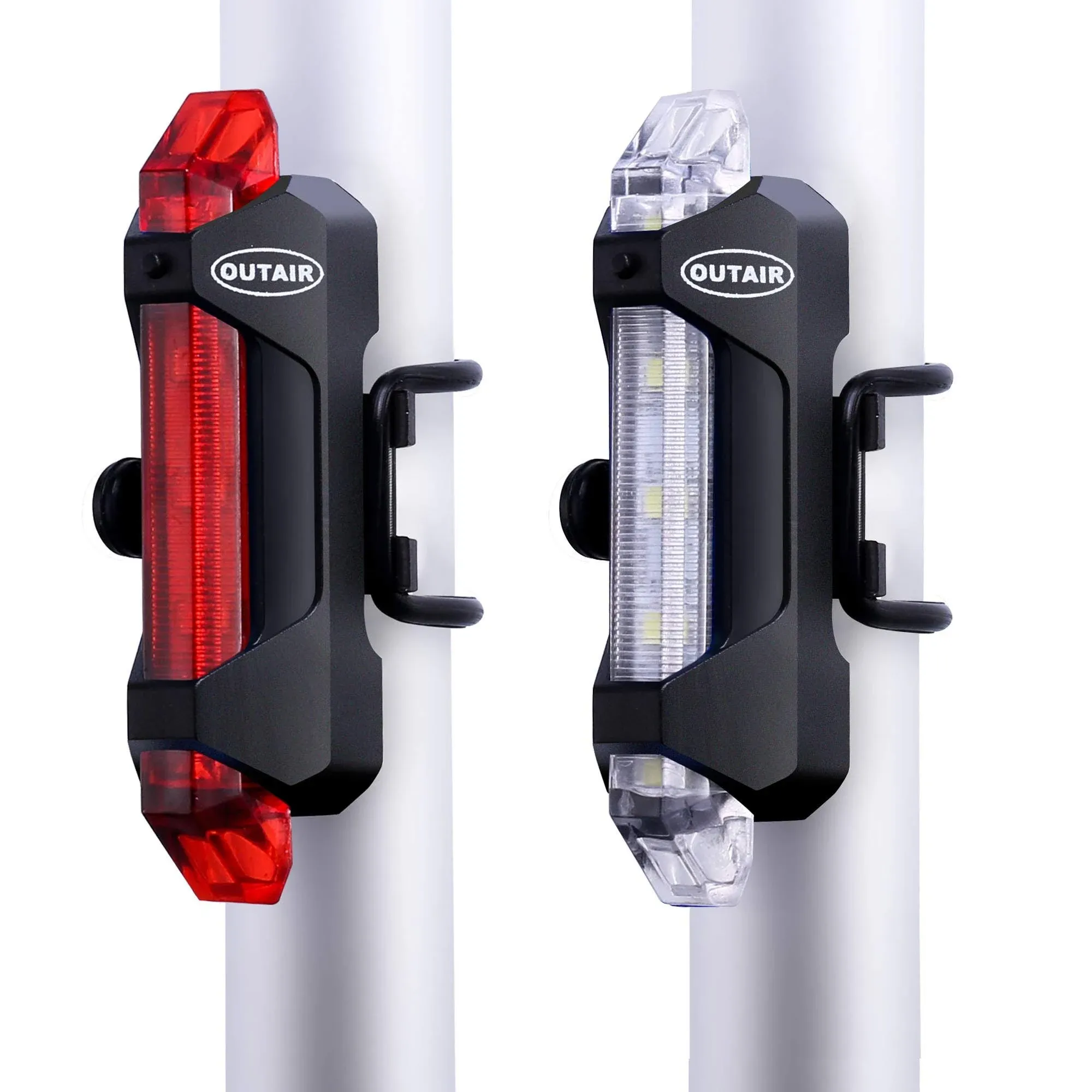 USB Rechargeable Bike Light Front and Rear