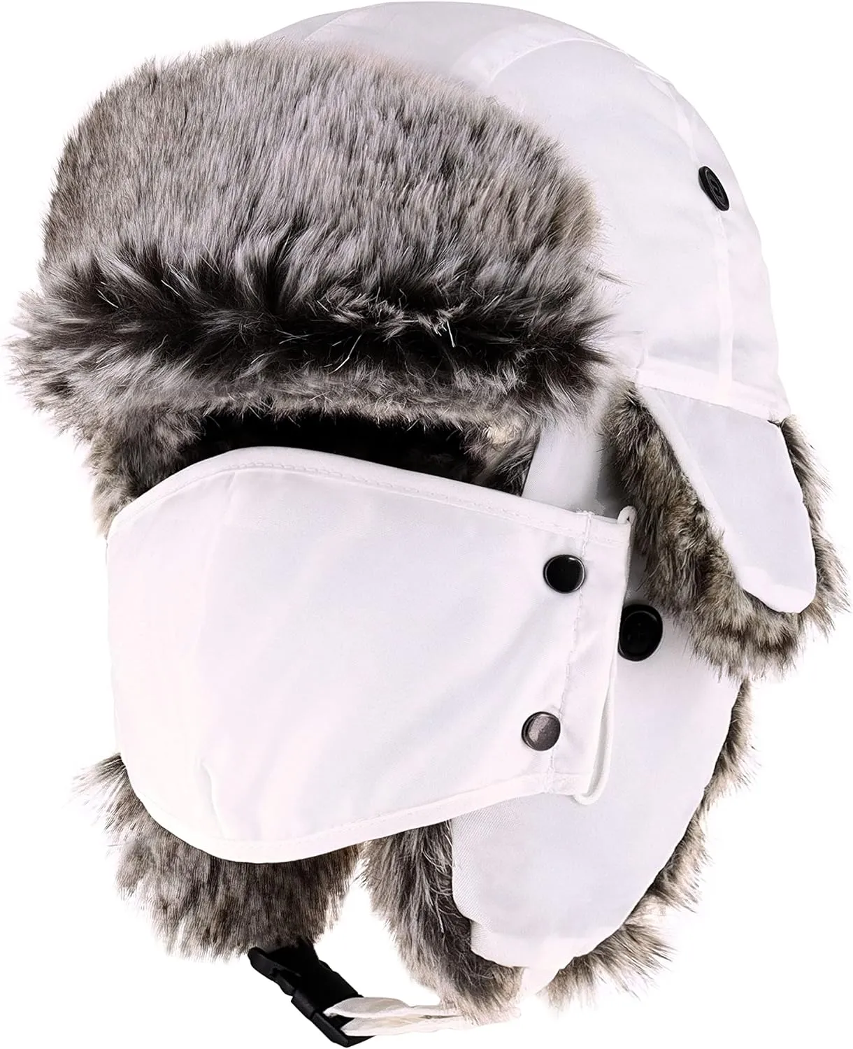 CHOK.LIDS Waterproof Winter Trappers Unisex Premium Strength Ushanka Ear Flap Chin Strap Cold Weather Outdoor