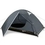 Bessport 2 Person Tent for Camping, Easy Setup Backpacking 2P-GREY, 2p-grey 