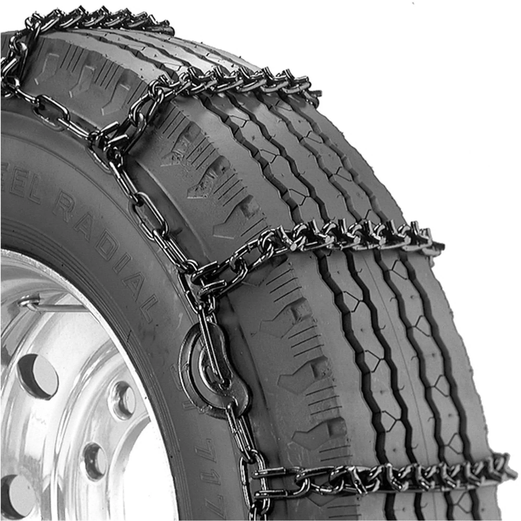 Light Truck V-Bar Tire Chains with Camlocks, QG2845CAM