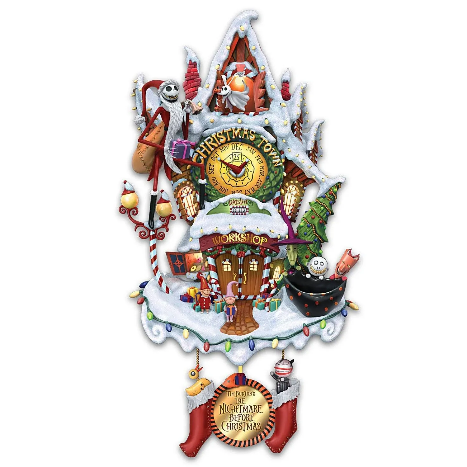 Tim Burton's The Nightmare Before Christmas Town Cuckoo Clock