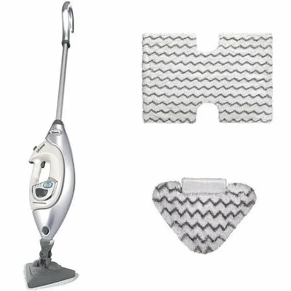 Shark S3973D Lift-Away 2-in-1 Pro Steam Pocket Mop with Removable Handheld Steamer for Hard Floors, Above-Floors & Garment Steaming, 3 Modes with Steam Blaster, Intelli-Mop Head, Dirt Grip Pads, White