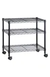 Shop Honey-can-do 3-tier Media Cart In Black