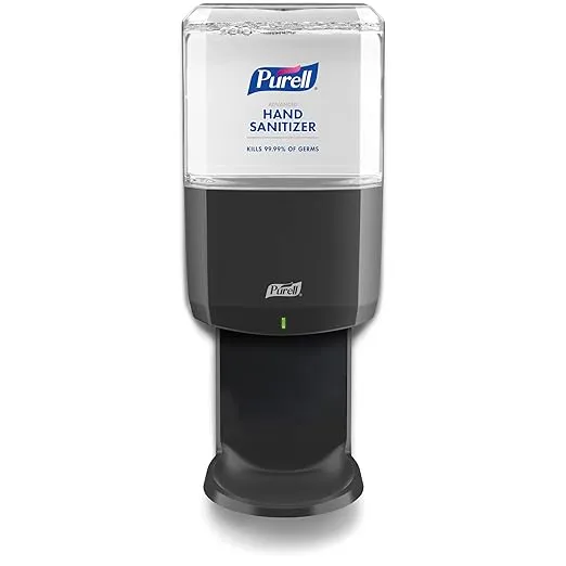 Purell Advanced Hand Sanitizer Foam ES6 Starter Kit, 1-1200 mL Fragrance Free Sanitizer Foam Refill + 1 ES6 Graphite Touch-Free Sanitizer Dispenser (Pack of 1) - 6453-1G