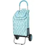 Dbest Products 01-581 Trendy Trolley Dolly, Teal/White