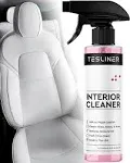 Tesla White Seat Cleaner for Stains, Blue Dye Interior Tesla Cleaning Products for Vegan Leather Seats, Dash, Consol