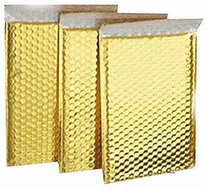 Proline Metallic Gold Bubble Mailers Envelopes