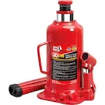 Big Red 20 Ton (40,000 lbs) Torin Welded Hydraulic Car Bottle Jack for Auto Repair and House Lift, Red, TAM92003B