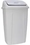 Mainstays 13 gal Plastic Swing Top Lid Kitchen Trash Can