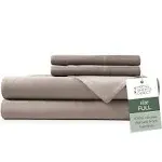 Hotel Sheets Direct 100% Viscose Derived from Bamboo Sheets Full - Cooling Luxury Bed Sheets w Deep Pocket - Silky Soft - Sand