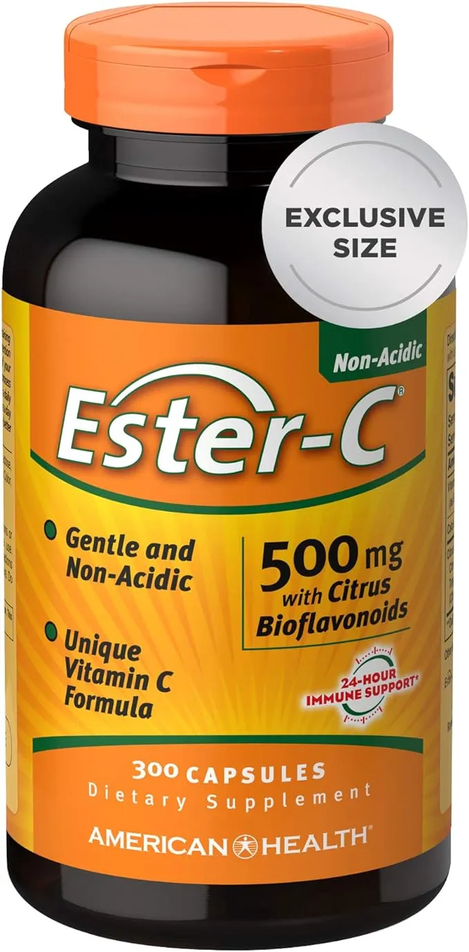 American Health Ester-C с цитрусовыми биофлавоноидами - 500 мг - 120 вегетарианских капсул