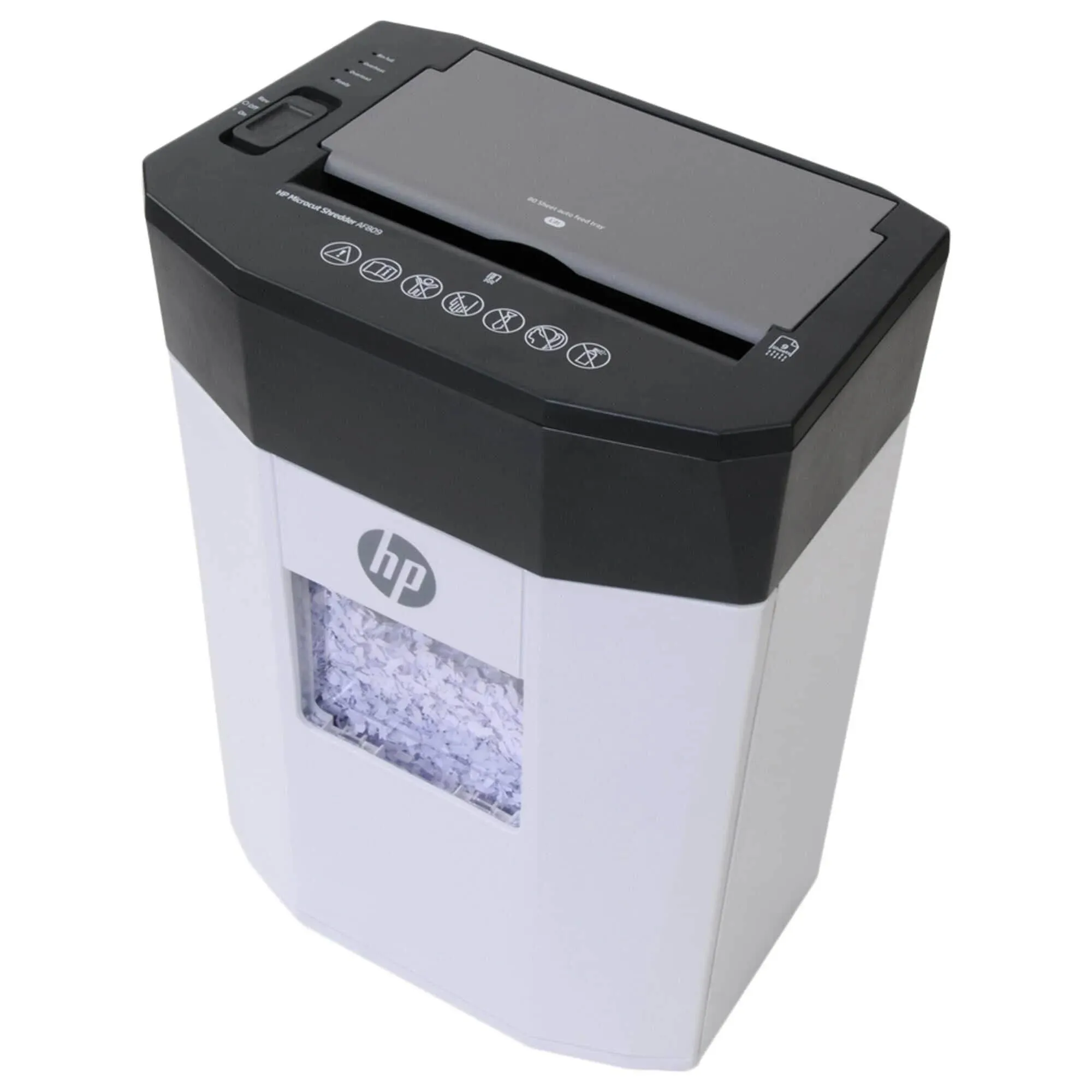 "Royal - 91032T - HP AF809 Autofeed Paper Shredder - Continuous Shredder - Micro Cut - 9 Per Pass - for shredding Credit Card, Paper, Staples - 0.169'' x 0.472'' Shred Size - 10 Minute Run Time - 40 Minute Cool Down Time - 3.80 gal Wastebin Capacity - 551.82"