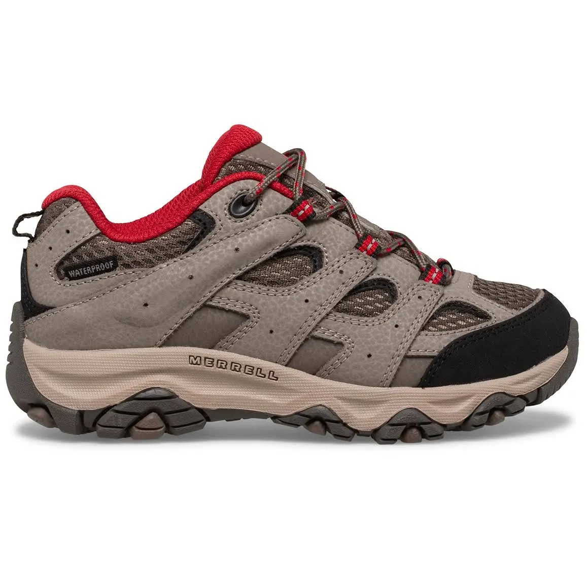 Merrell Kids' Moab 3 Low Lace Waterproof Hiking Shoes