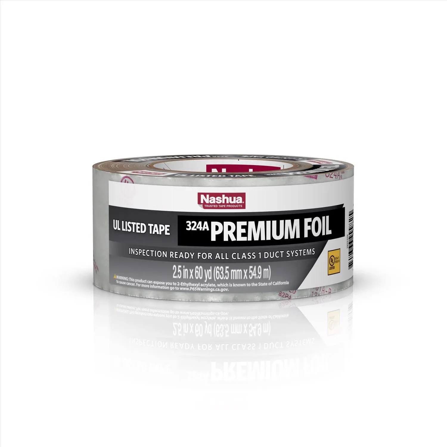 Nashua Foil Tape, Silver, 2.5-In. x 60-Yd.