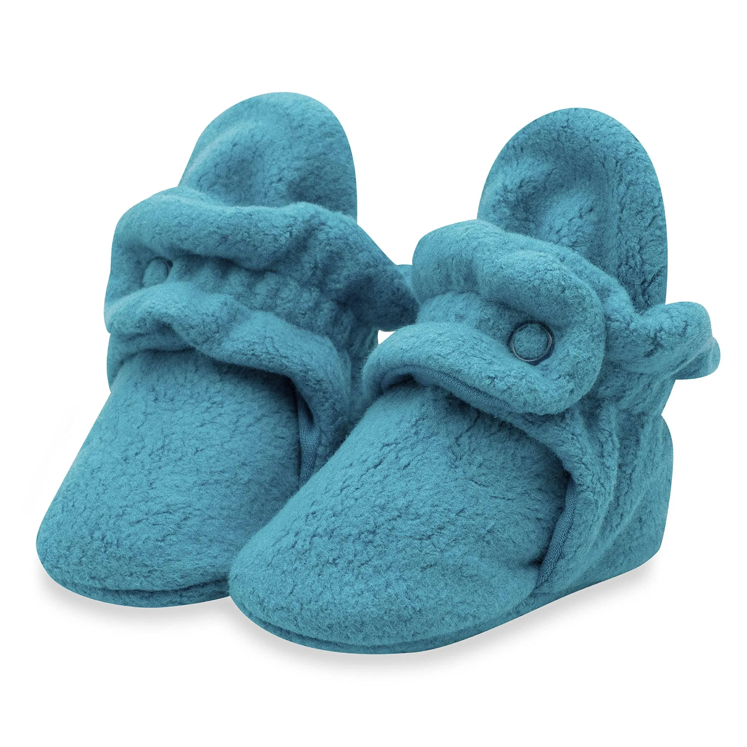 Zutano Unisex Fleece Baby Booties, Two Snap Closure, Newborn to 24 Months