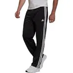 adidas Men's Primegreen Essentials Warm-Up Open Hem 3-Stripes Track Pants