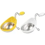 Cuisipro Stainless Steel Egg Poacher, Set of 2