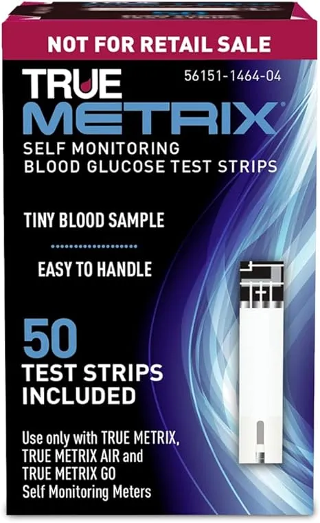 True Metrix Blood Glucose Test Strips