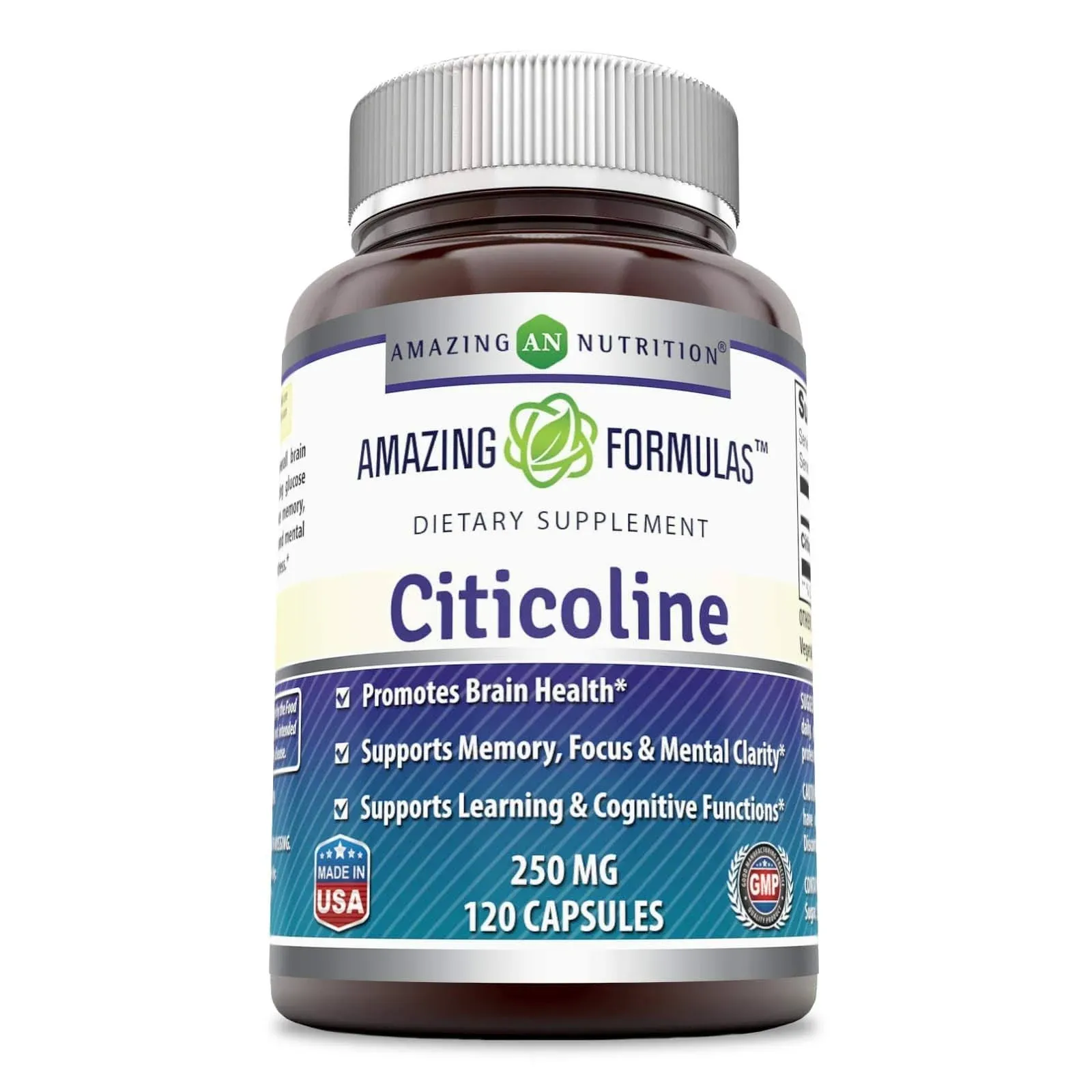 Amazing Formulas Citicoline 250 mg 120 Capsules