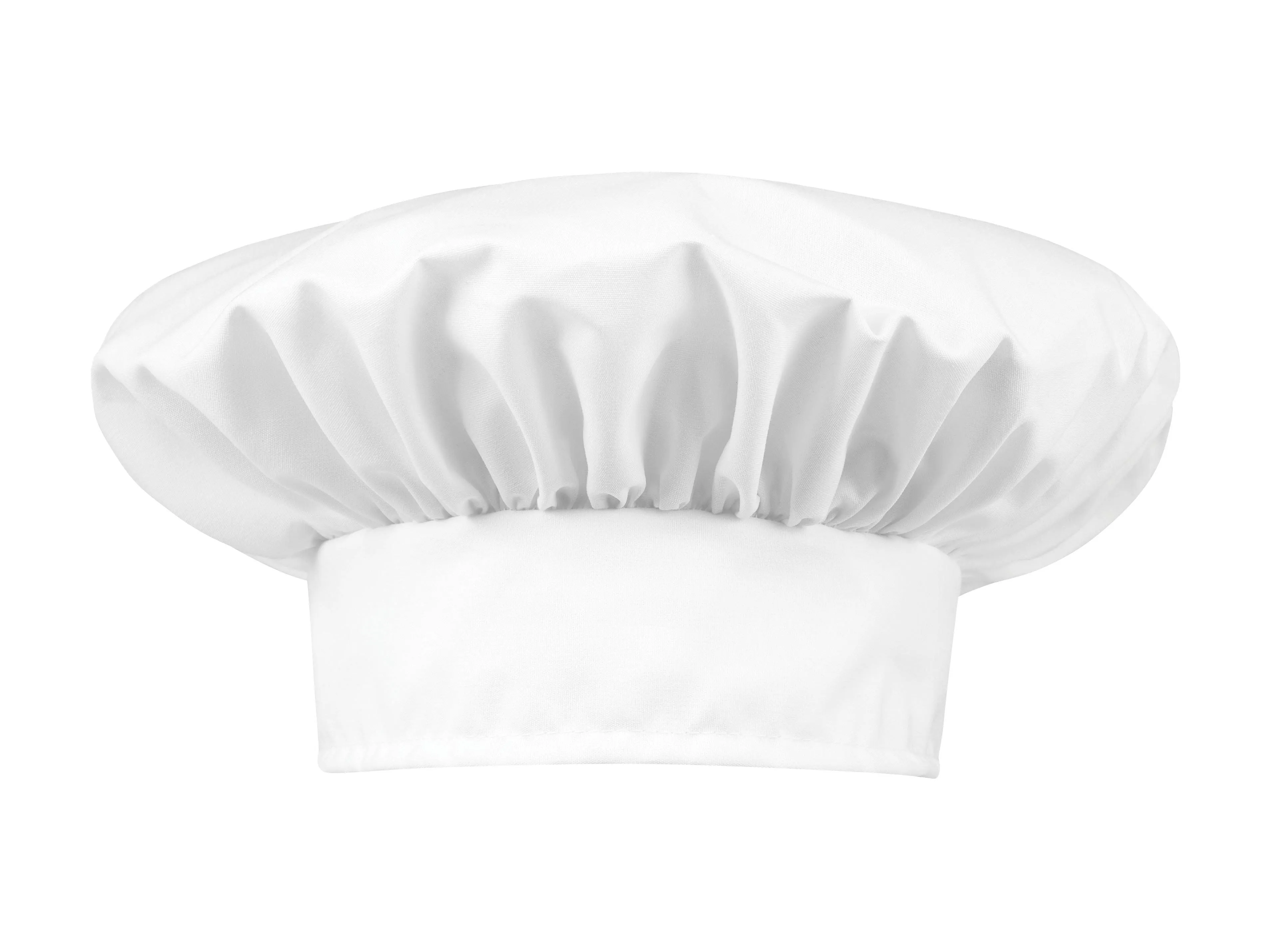 Chef Designs Chef Hat, Black, Polyester/Cotton, L