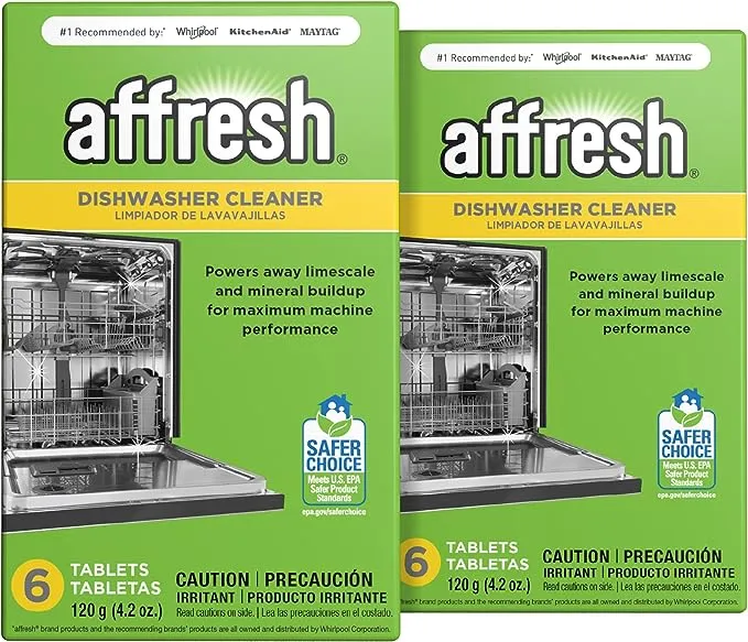 Dishwasher Cleaner, 12 Month Supply, Helps Remove Limescale and Odor-Causing Res