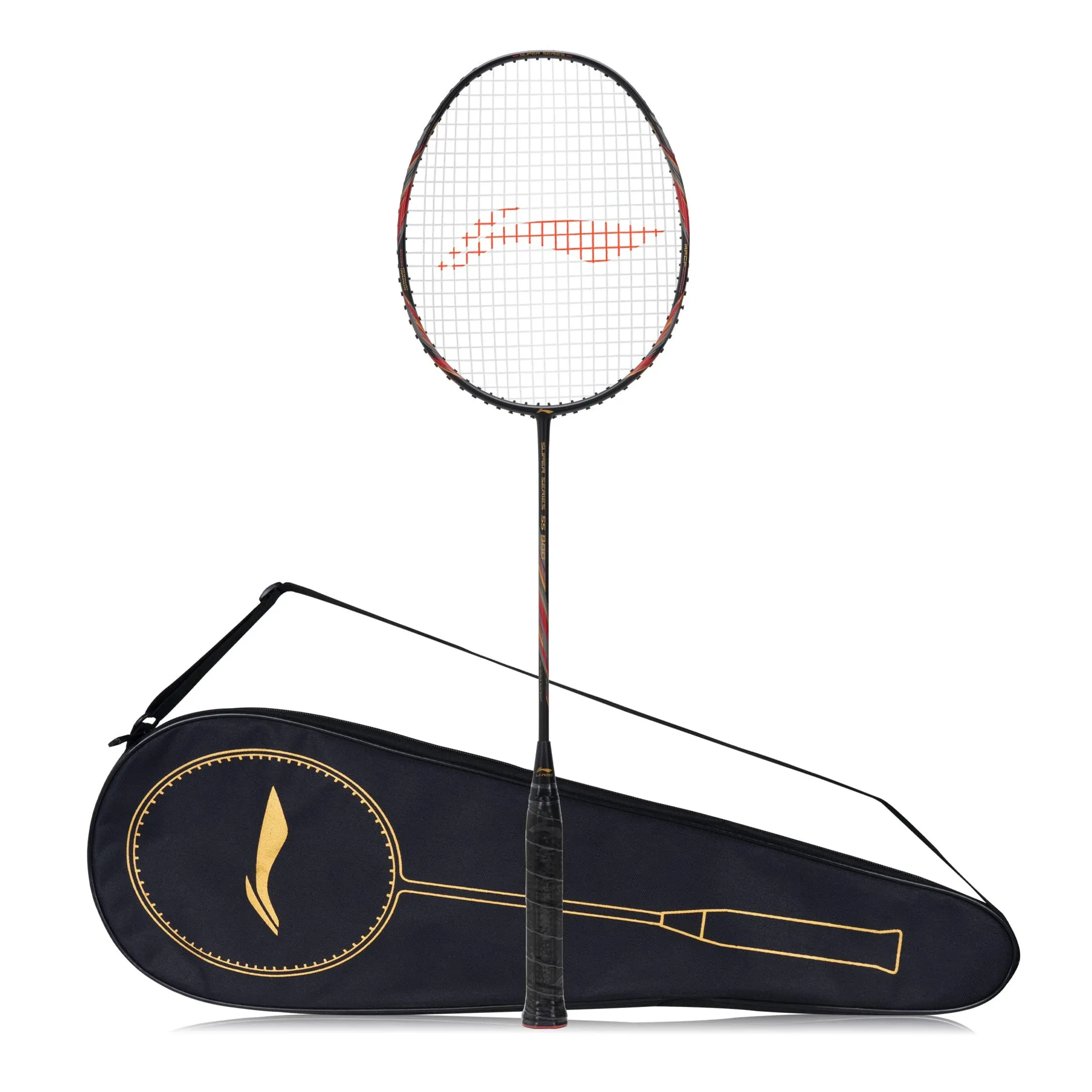 Sports Play Li-ning Super Series 900 Strung Badminton Racket With Cover (CB)