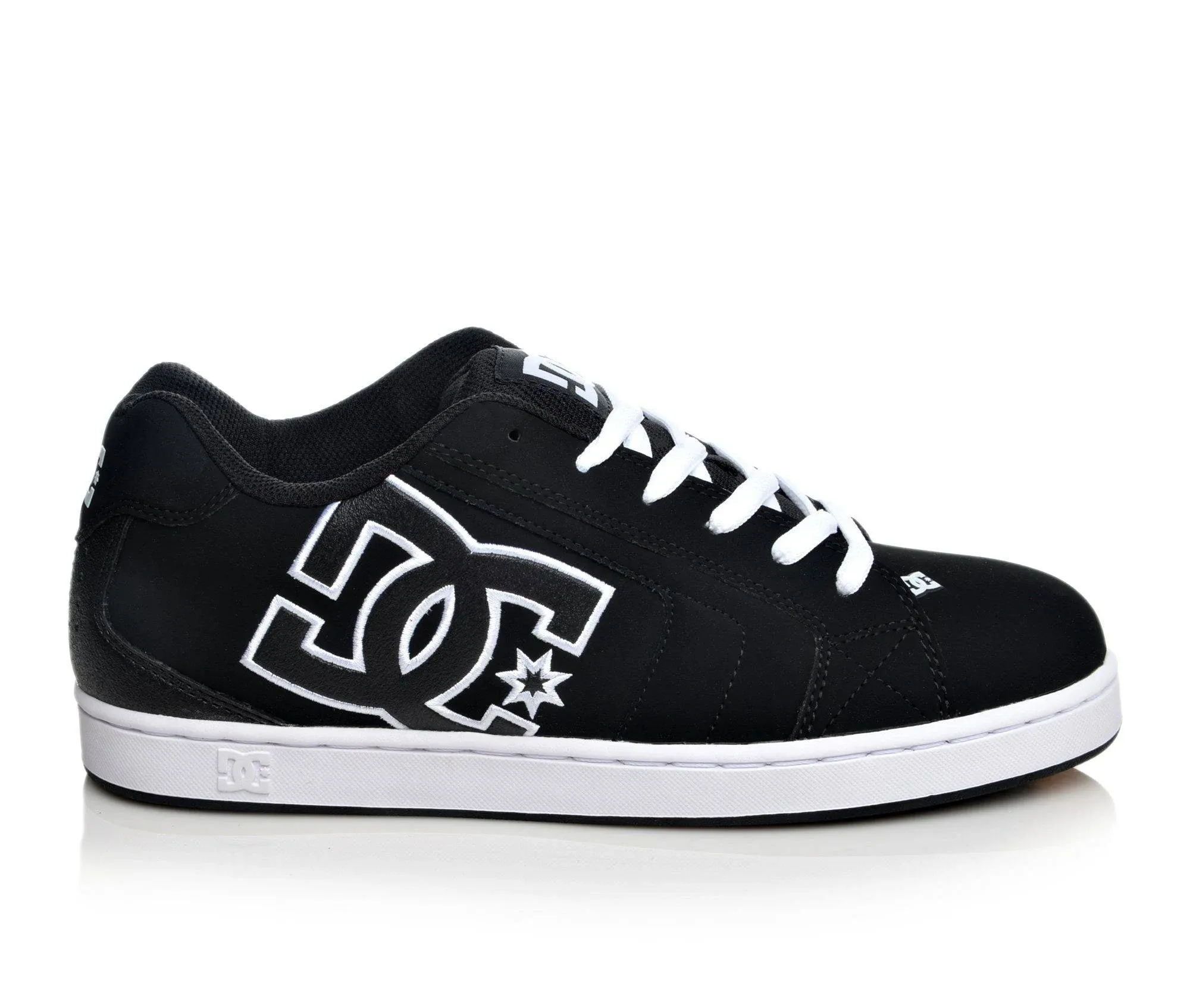 DC Skateboard Shoes Net Black/Black/Wh<wbr/>ite Mens