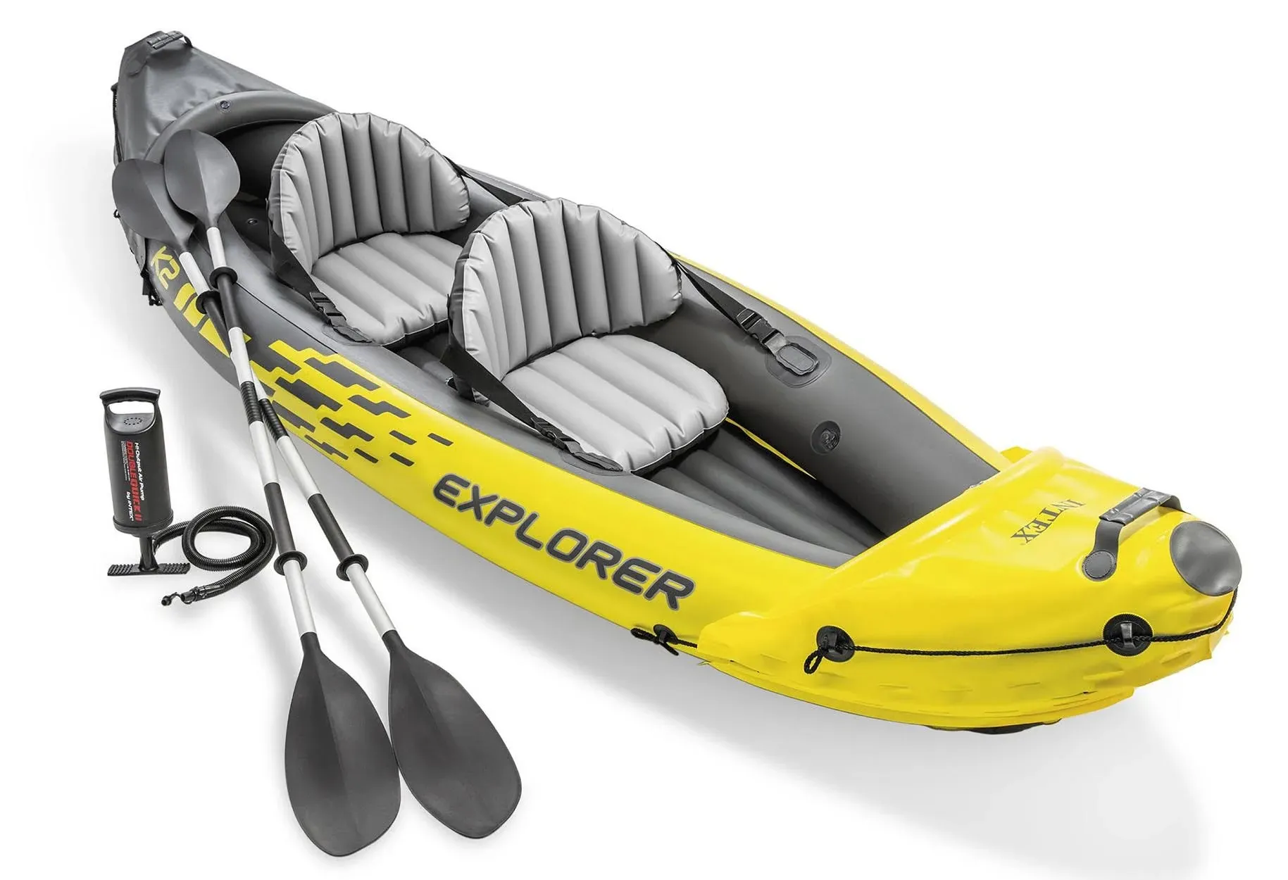 Intex Explorer K2 2 Person Inflatable Kayak Set