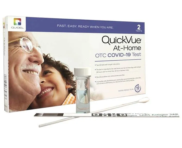 Quidel QuickVue At-Home OTC Covid-19 Test 2ct