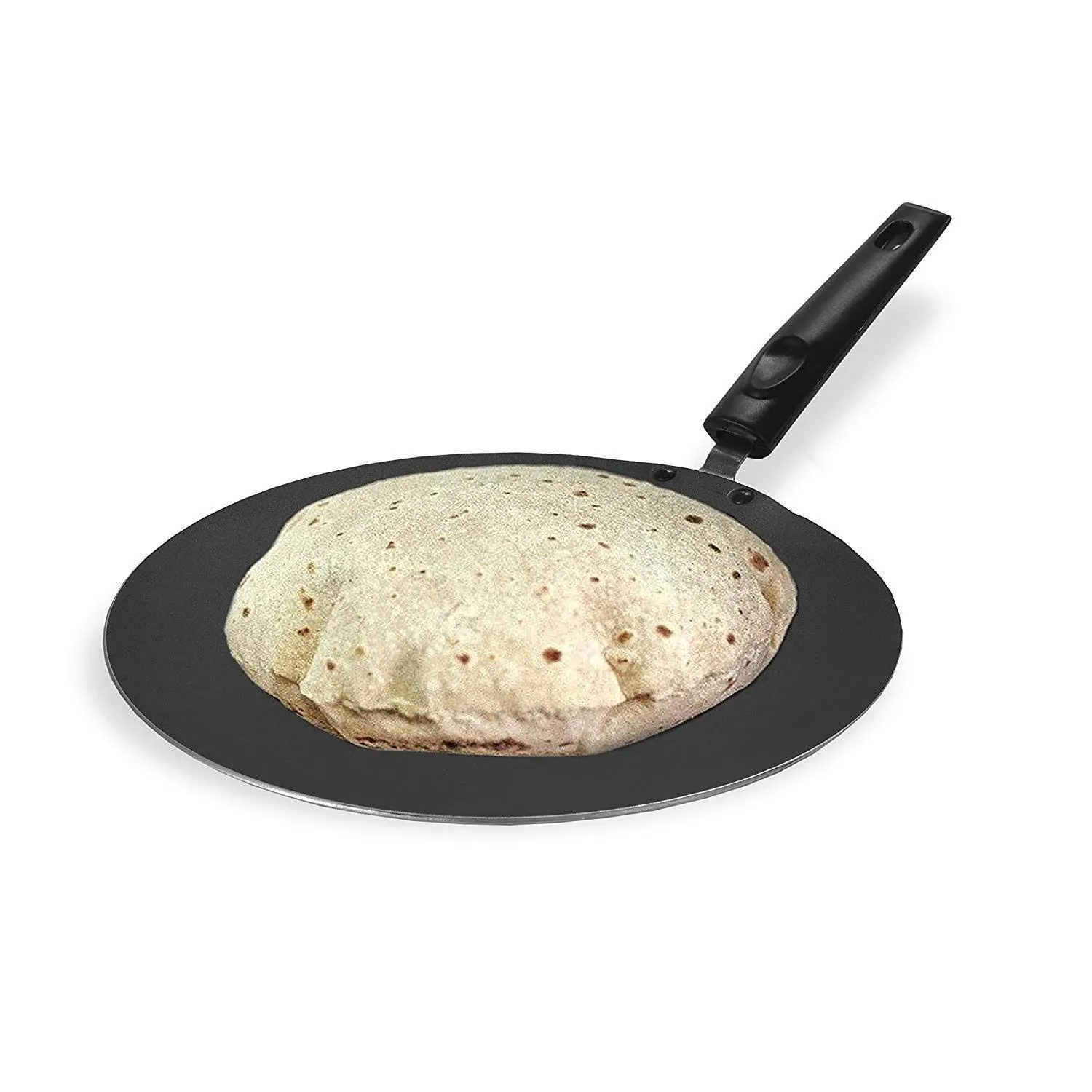 Non-Stick Chapati Tawa/Roti Tawa/paratha Tawa, Aluminium 2.6 mm Pizza Crepe Pan ...