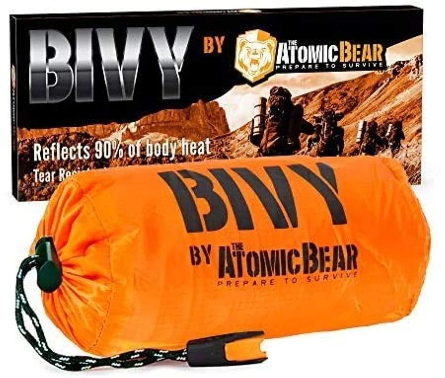 Emergency Sleeping Bag Lightweight &amp; Compact Survival Gear Thermal Protect Bivy 