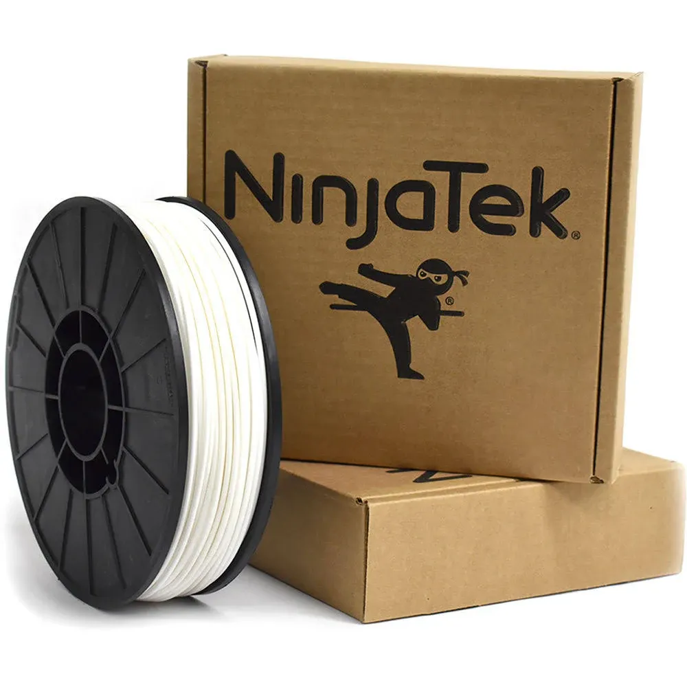 NinjaTek - 3DCH0029010 3DCH00129010 Cheetah TPU Filament, 3.00mm, TPE, 1kg, Snow (White) (Pack of 1)