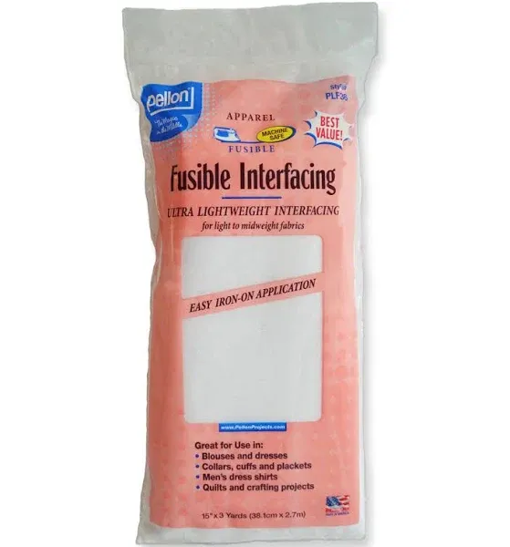 Pellon PLF36 Ultra Lightweight Fusible Interfacing