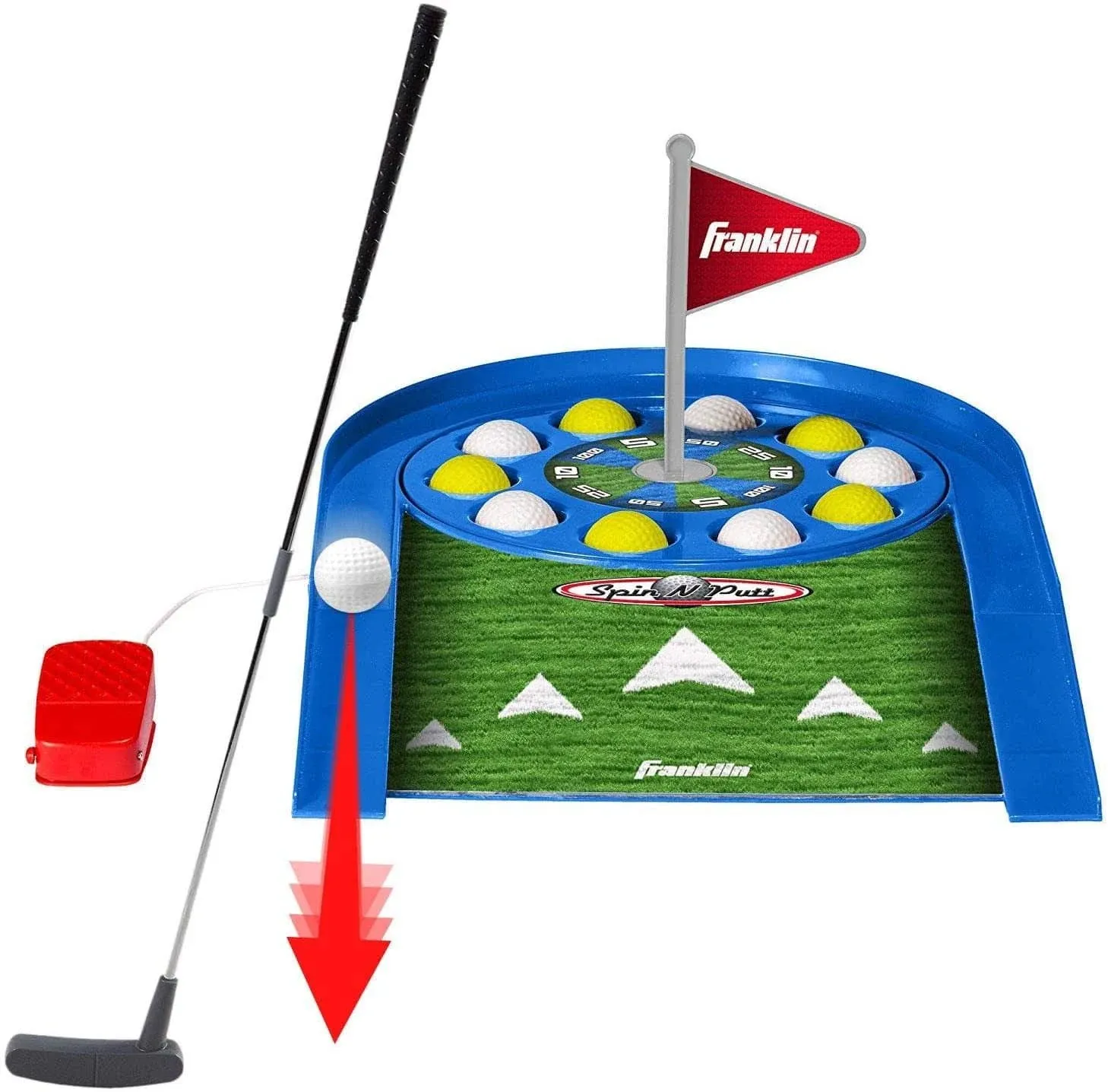 Franklin Sports Spin N Putt Golf Game Kids New In Box