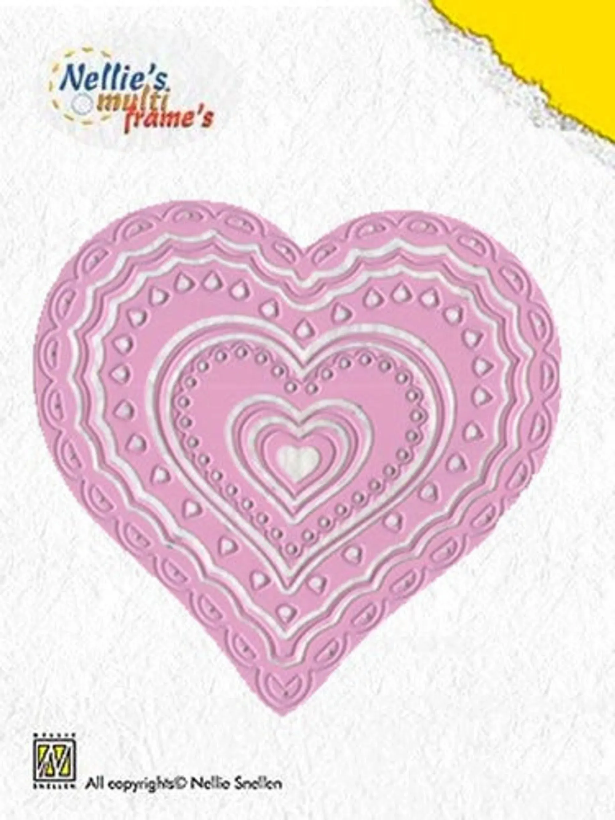 Nellie's Choice Multi Frame Dies - Heart 2