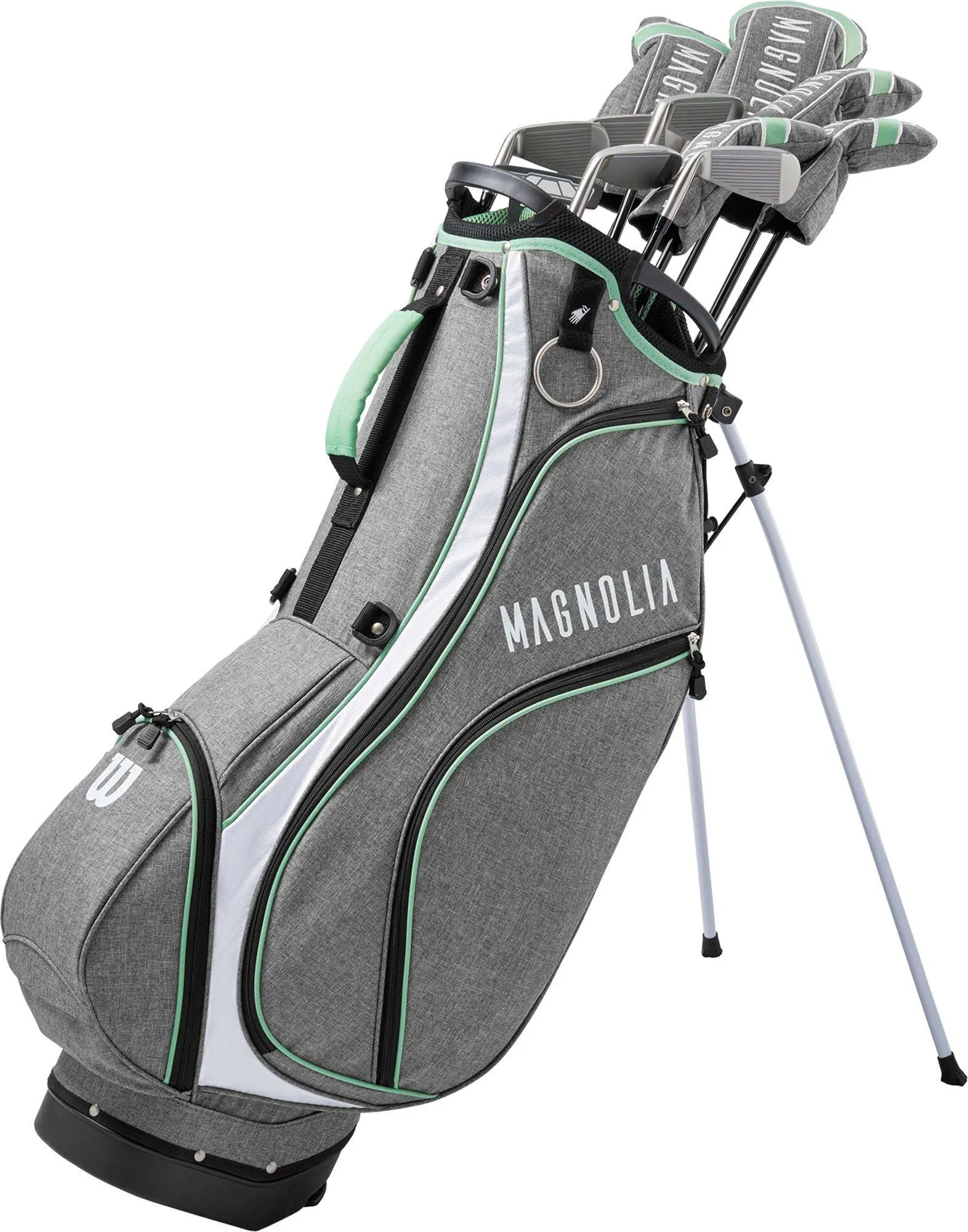 Wilson Women's Magnolia Carry Complete Golf Set Right Hand Grey/Mint