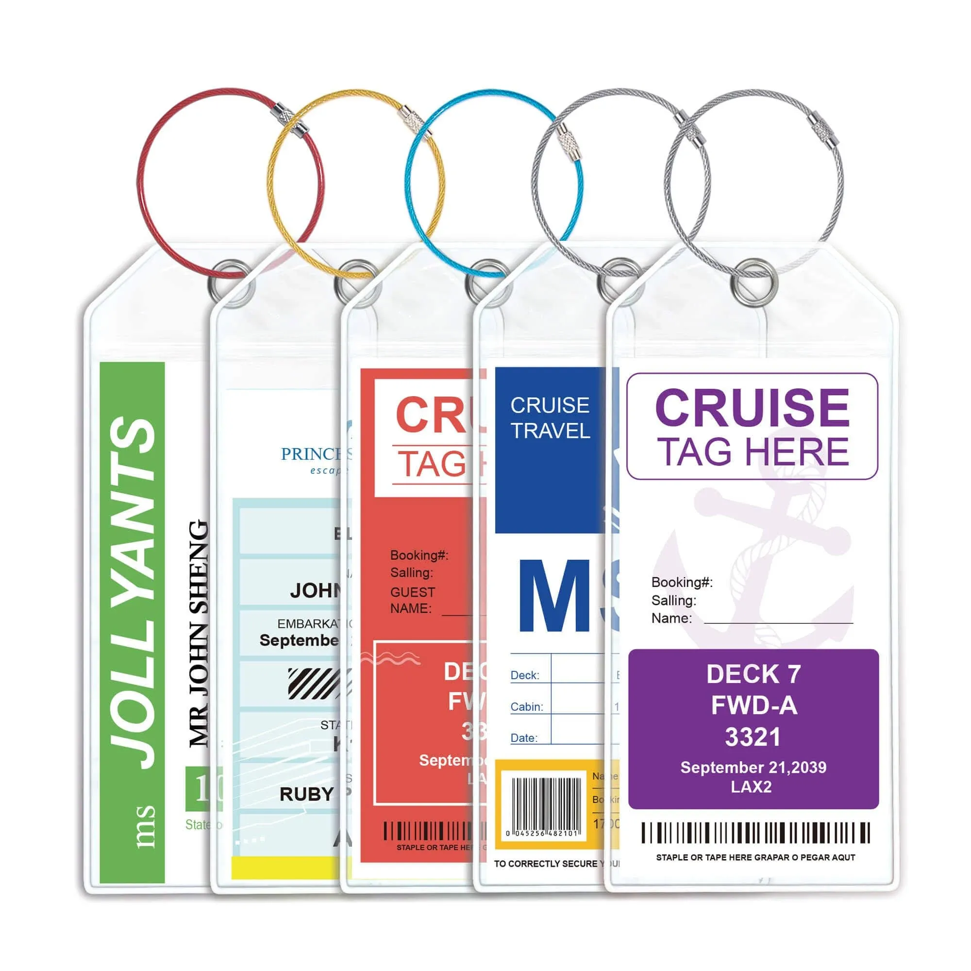 Cruise Ship Essentials for Carnival Princess Norwegian Cruise Luggage tag Hol...