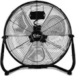 Simple Deluxe 3-Speed High Velocity Heavy Duty Metal Industrial Floor Fans Quiet