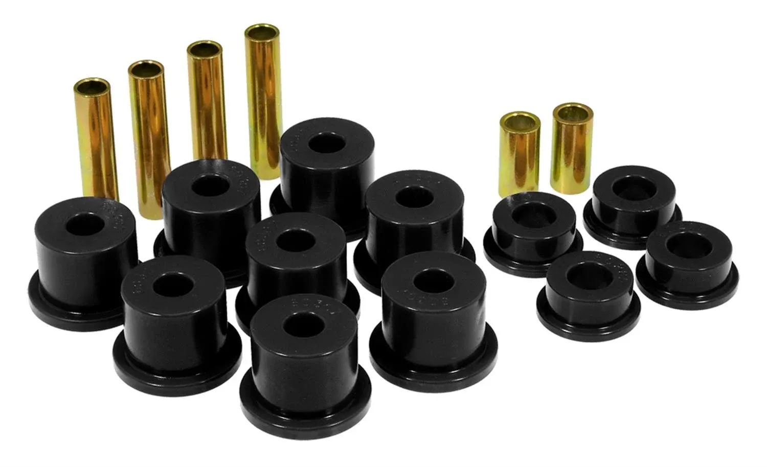 Prothane 6-1012-BL Black Front Spring Eye and Shackle Bushing Kit