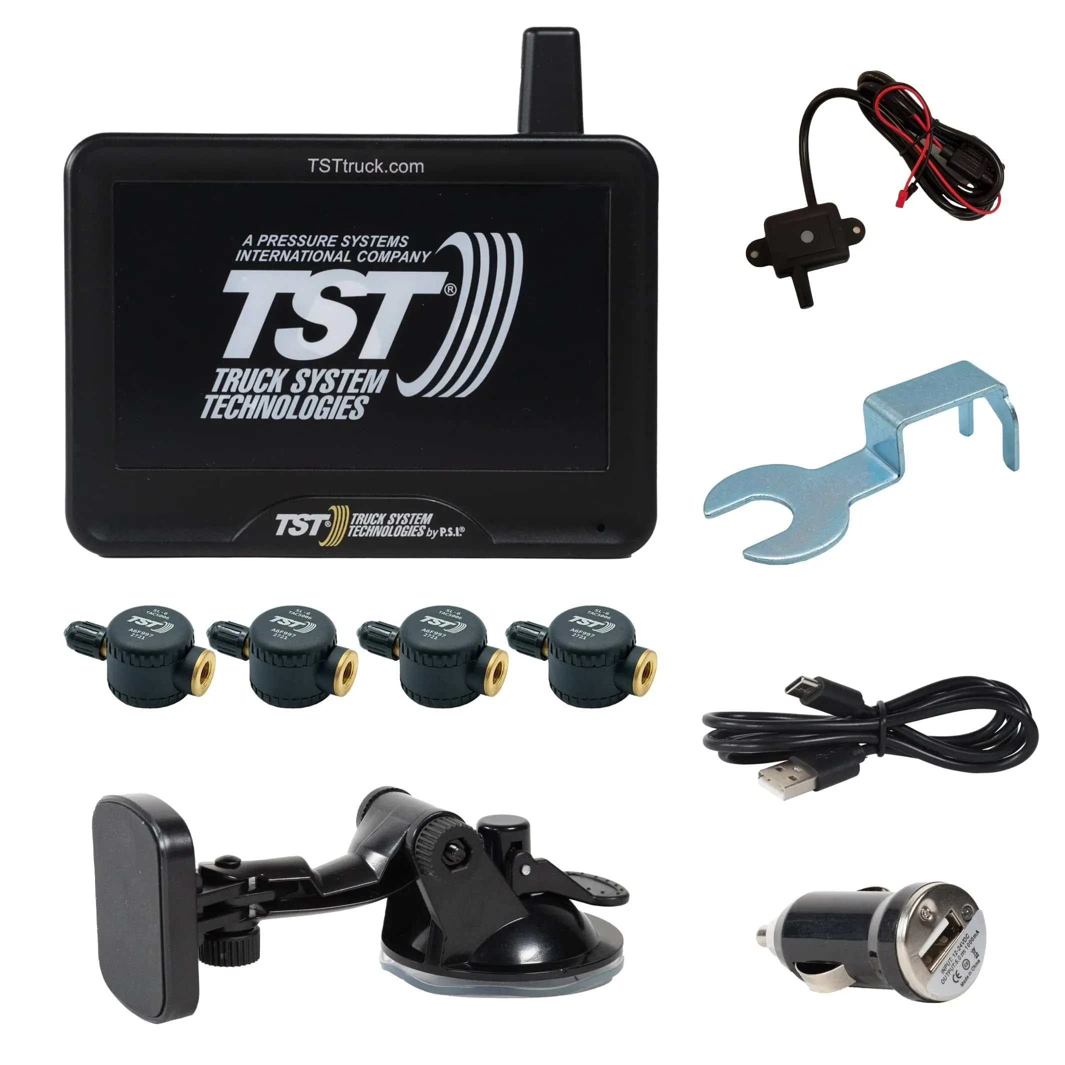 770 Series - 4 Flow Thru Sensor TPMS System with Color Touchscreen Display