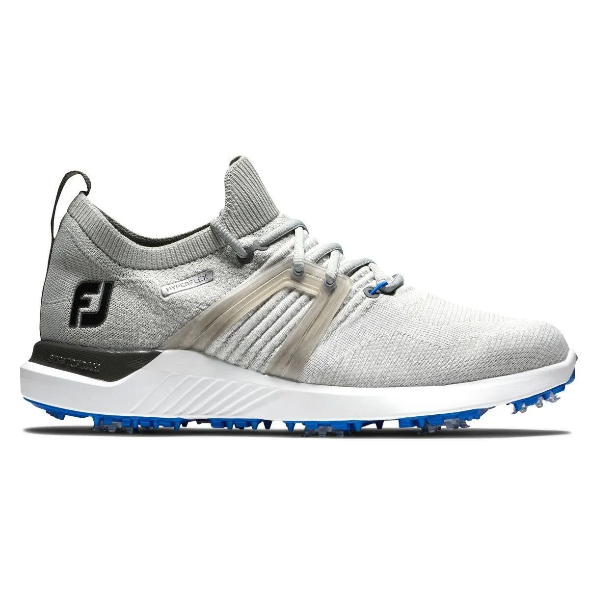 New FootJoy Golf HyperFlex Shoes Gray/White/Blu<wbr/>e 6.5 M