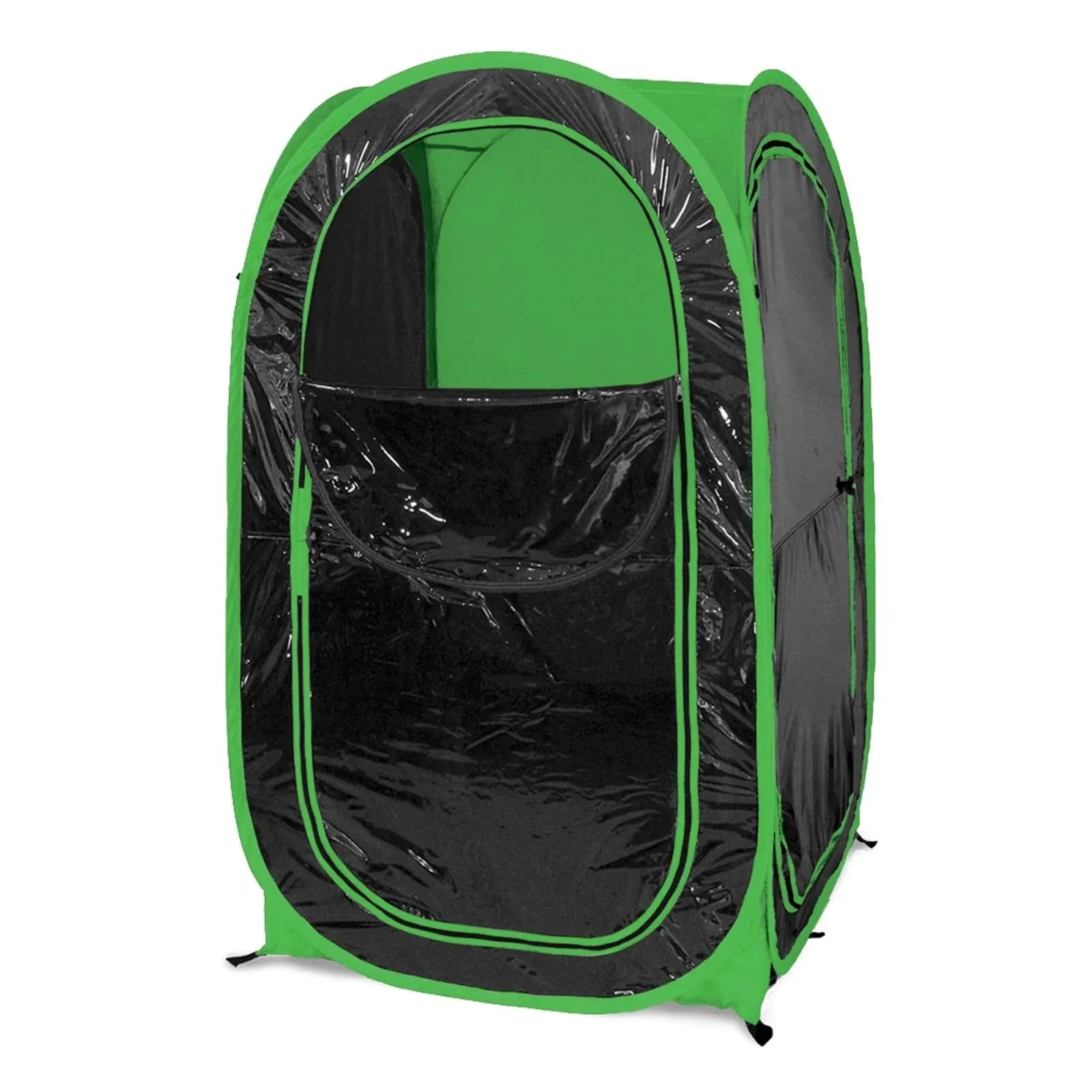 Weather Pod 35 x 35 1-Person Pop-Up Pod with Tinted Panels - Lime Green