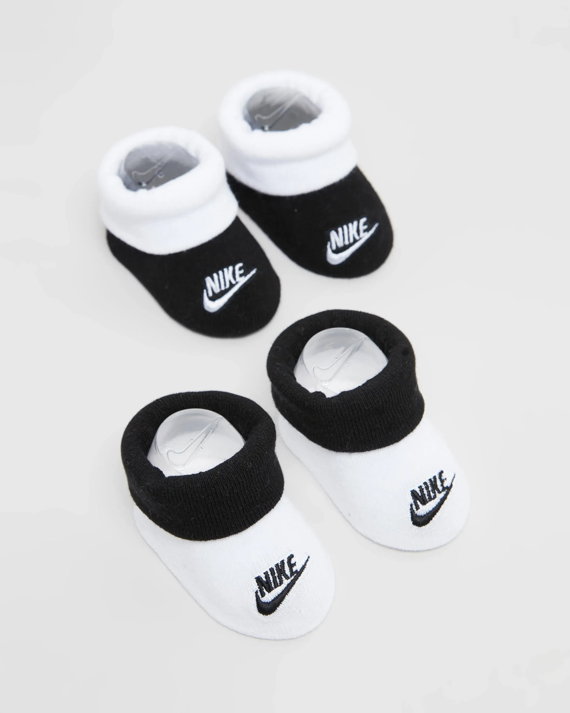 Nike Baby (0-6M) Booties (2 Pairs) in Black, Size: 0-6M | NN0048-023