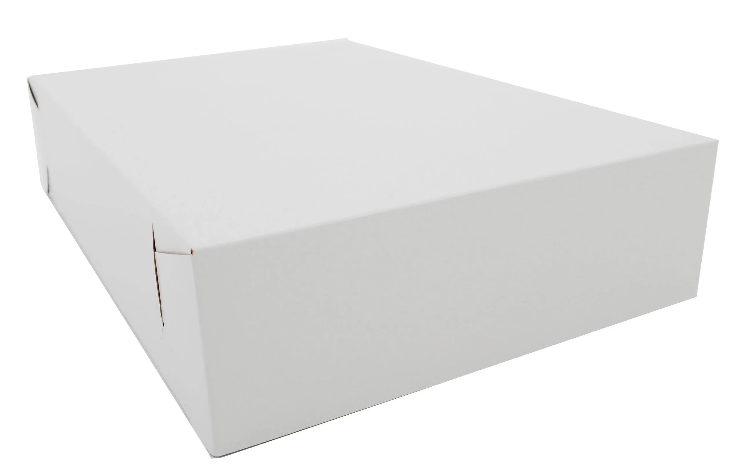 SCT White One-Piece Non-Window Bakery Boxes, 19 x 14 x 5, White, Paper, 50/Carton (1035)