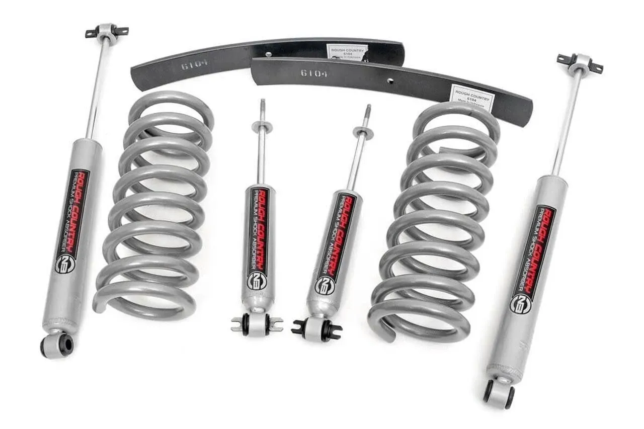 Rough Country 2&#034; Suspension Lift Kit, 82-04 GM S-Series RWD; 225N2