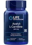 Life Extension Acétyl-L-Carnitine 500 MG 100 capsules végétales
