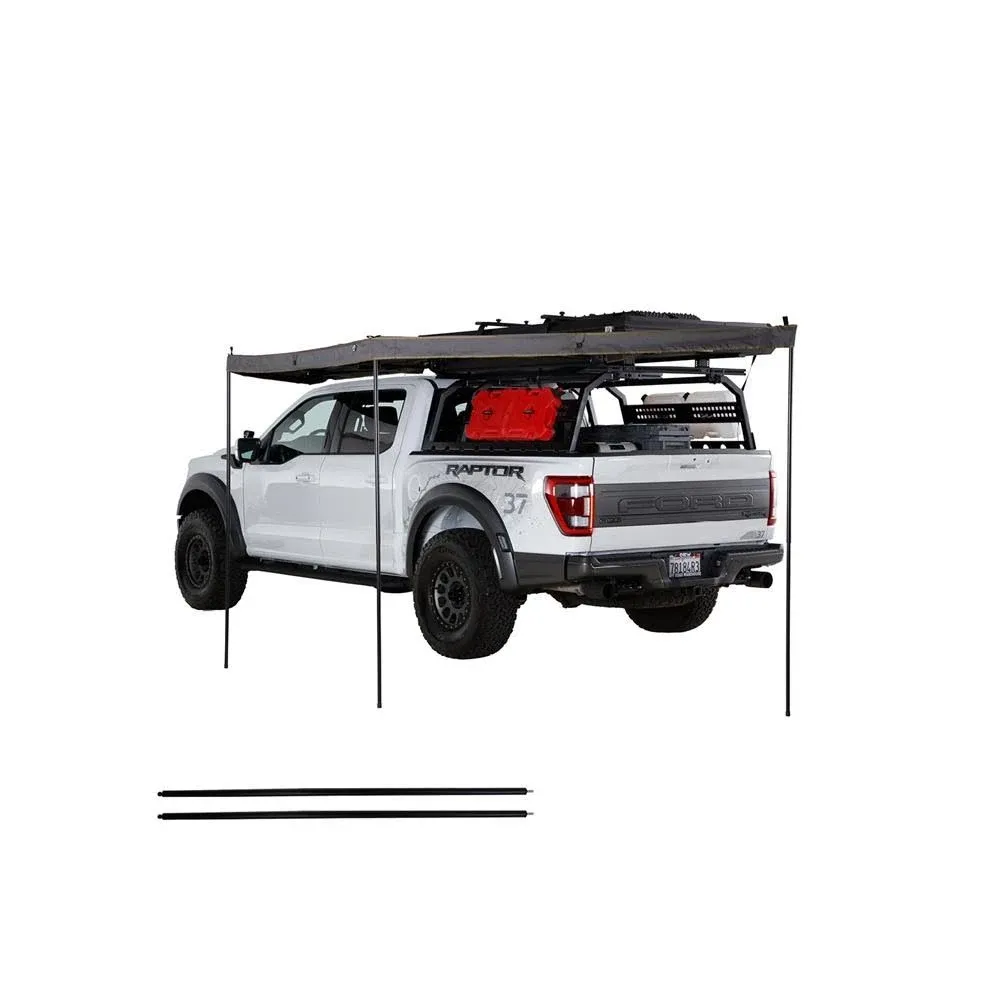 Overland Vehicle Systems Nomadic 180LTE Awning with Bracket Kit (Universal; Some Adaptation May Be Required)