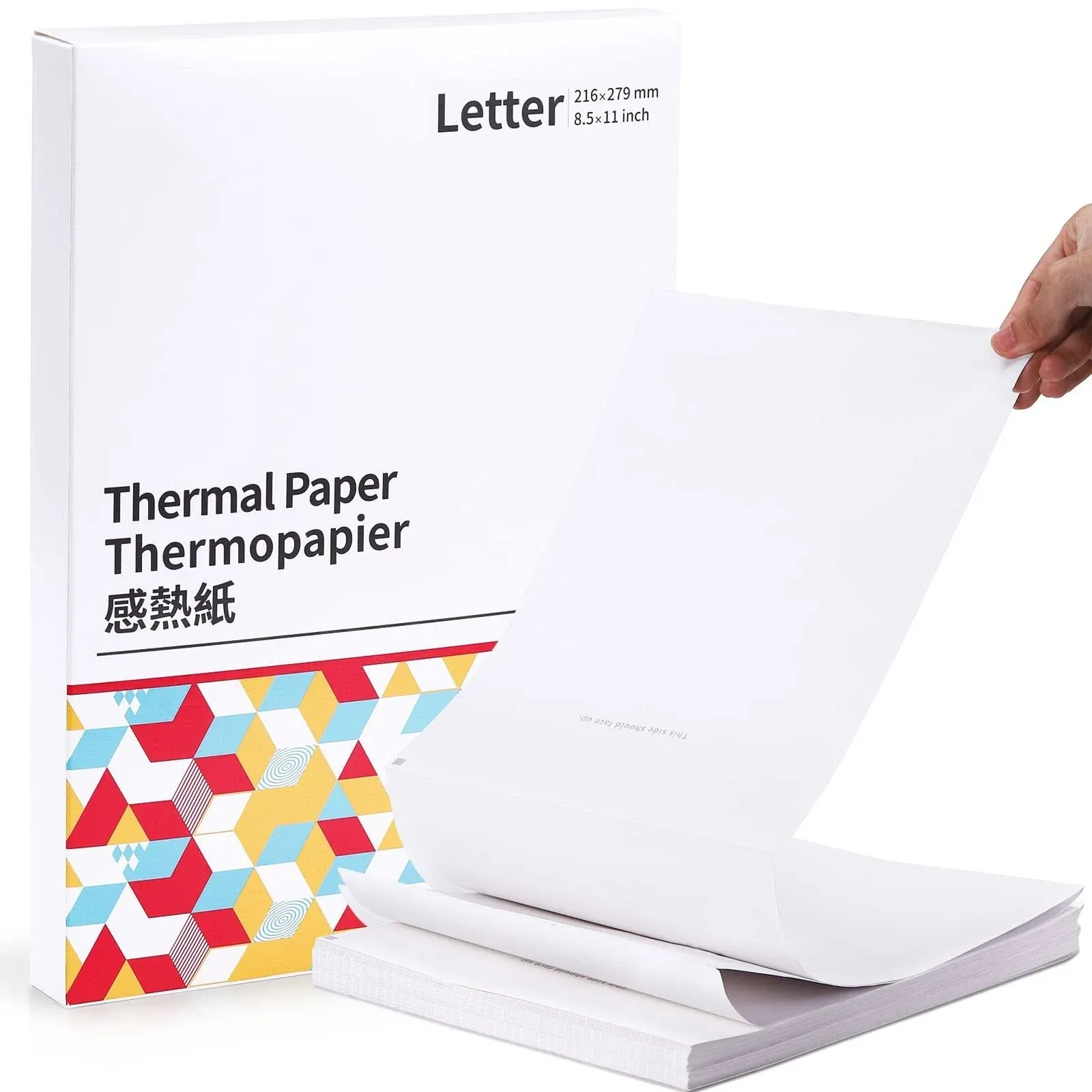 Thermal Printing Paper 8.5x11 - Continuous Folding Paper Compatible for HPRT ...