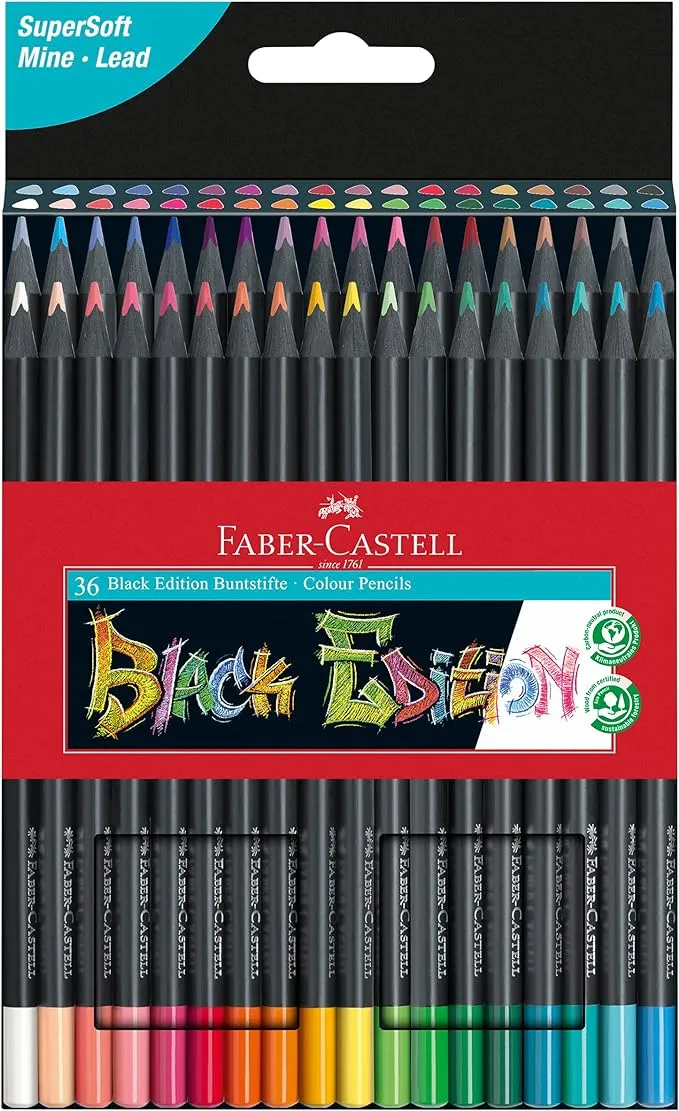 Faber Castell Lápiz Black Edition 116437 36 unidades